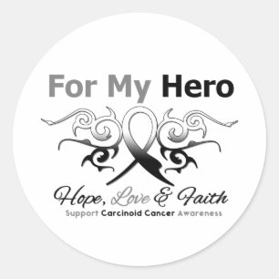 Adesivo Herói tribal da fita do cancer Carcinoid