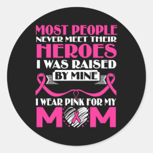 Adesivo Heroínas Eu Visto Rosa Para Minha Mãe Cancer De Ma