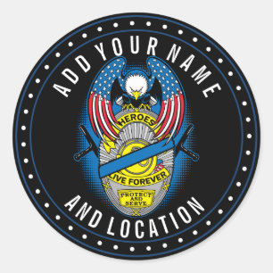 Adesivo Heroínas Vive para Crachá de Memória Policial