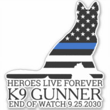 Heróis Memoriais K9 Da Polícia Vivem Para Sempre C