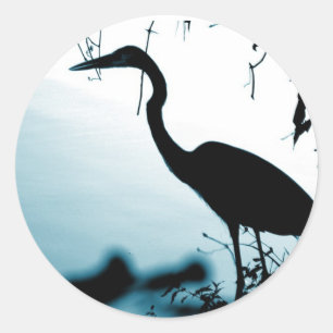 Adesivo Heron Silhouette Sticker