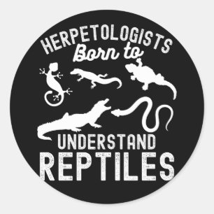Adesivo Herpetólogos, Nascidos para Entender Répteis
