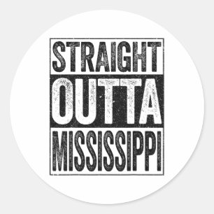 Adesivo Hetero Fora do Mississippi Estado da Sra.