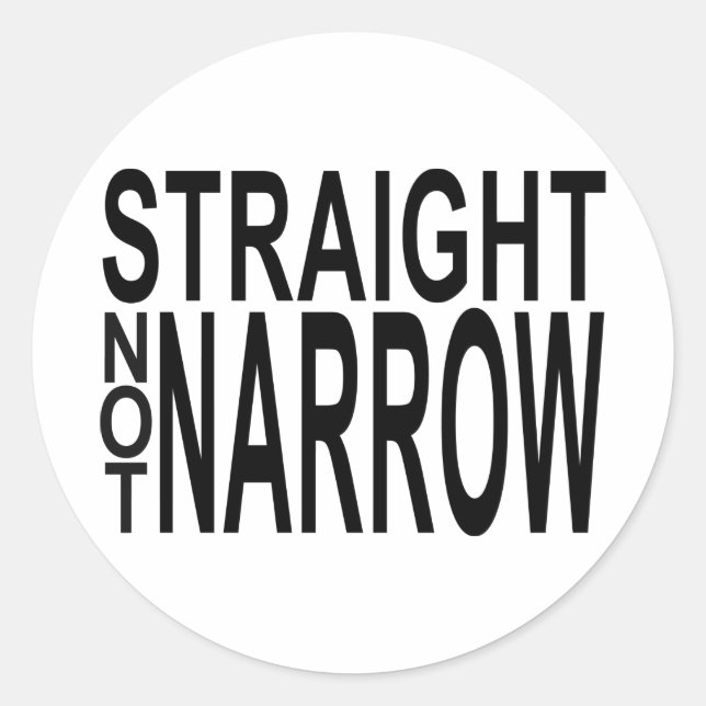 Adesivo hetero não estreito (Frente)