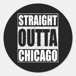 Adesivo Hetero Out Chicago Estado do Illinois