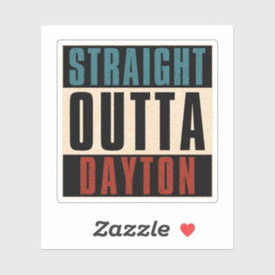 Adesivo Hetero Outta Dayton Ohio OH