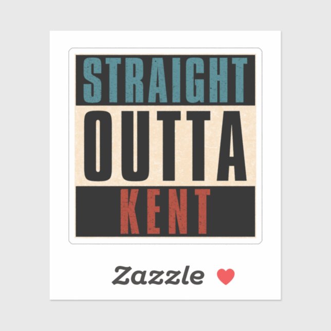 Adesivo Hetero Outta Kent Washington WA (Folha)