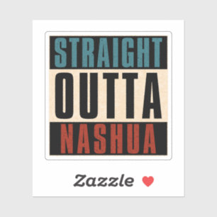 Adesivo Hetero Outta Nashua New Hampshire NH
