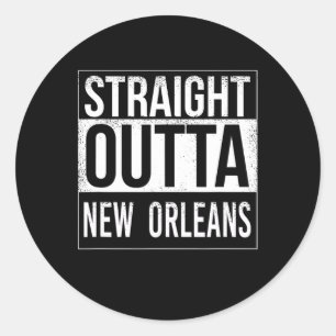 Adesivo Hetero Outta New Orleans - Cidade Natal Americana