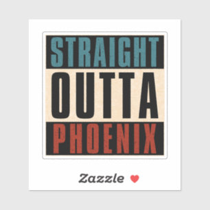 Adesivo Hetero Outta Phoenix Arizona AZ EUA