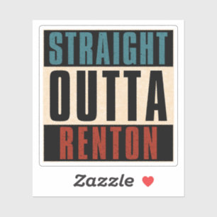 Adesivo Hetero Outta Renton Washington WA