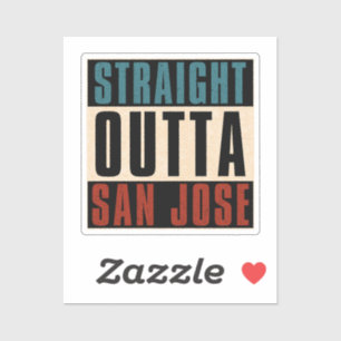 Adesivo Hetero Outta San Jose California CA EUA
