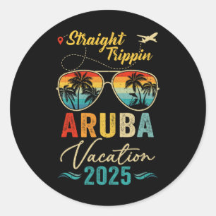 Adesivo Hetero Trippin Aruba 2025 Férias de Verão