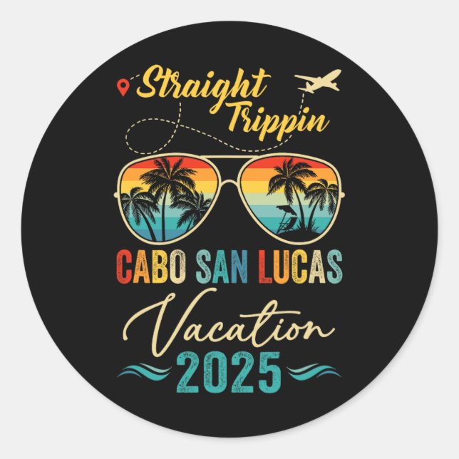 Adesivo Hetero Trippin Cabo San Lucas 2025 Verão (Frente)