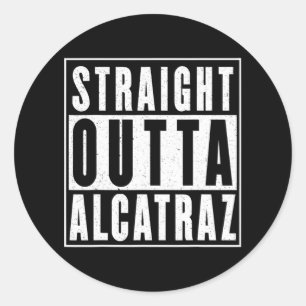 Adesivo Hetero Vintage De Alcatraz Funny Trump Costu