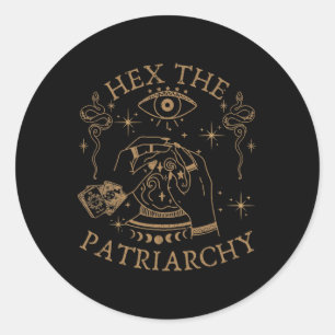 Adesivo Hex A Bruxa Feminista Patriarcada