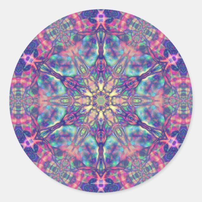 Adesivo Hexagrama Duplo de Panspermia Stickers (Frente)