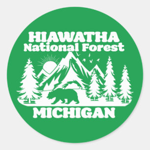 Adesivo Hiawatha National Forest Michigan