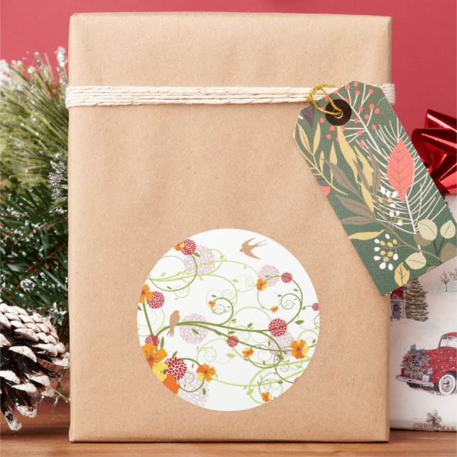 Adesivo Hibiscus Amarelo e Jardim Floral Elegante Engorda (Feriado)