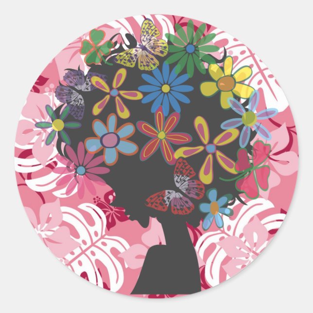 Adesivo Hibiscus×Cabeça de Bomba (Frente)
