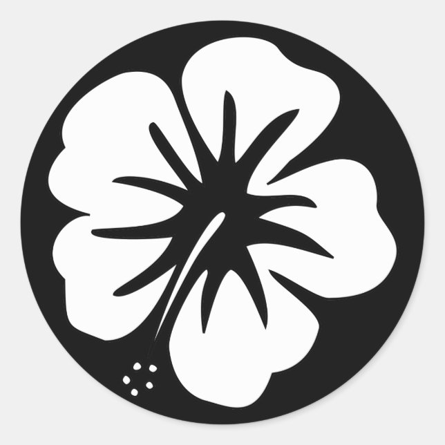 Adesivo Hibiscus Modelo (Frente)