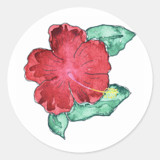 Adesivo Hibiscus Sticker