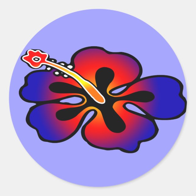 Adesivo Hibiscus Sticker (Frente)