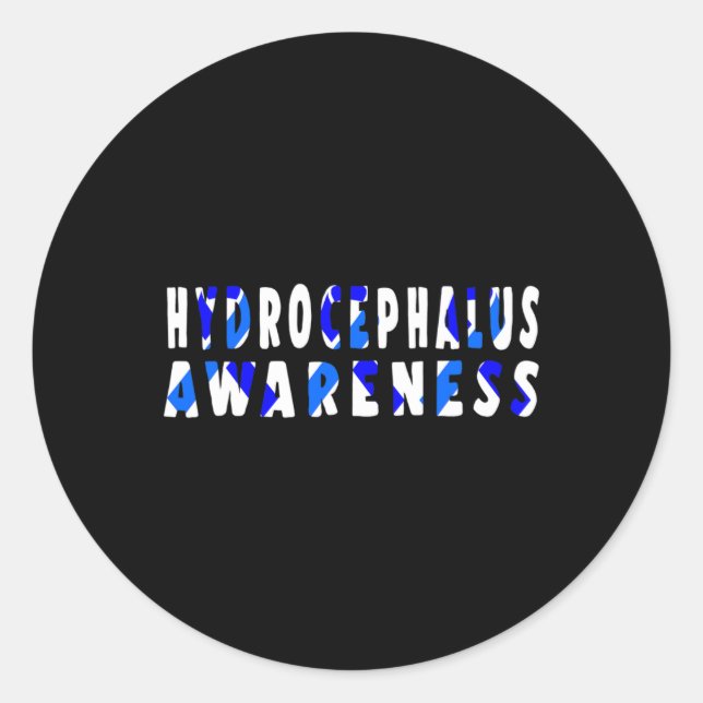 Adesivo Hidrocephalus Survivor Research Awarness Warrior (Frente)
