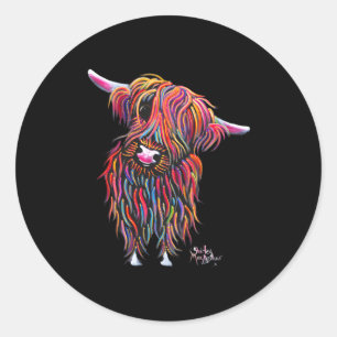 Adesivo Highland Cow Impressão Animal Print ' Bolly'