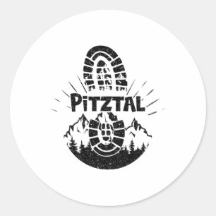 Adesivo Hiker Pitztal Tyrol Áustria Férias