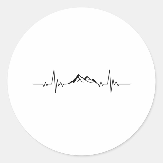 Adesivo Hikers de Caminhoneiro Engraçado da MONTANHA (Frente)