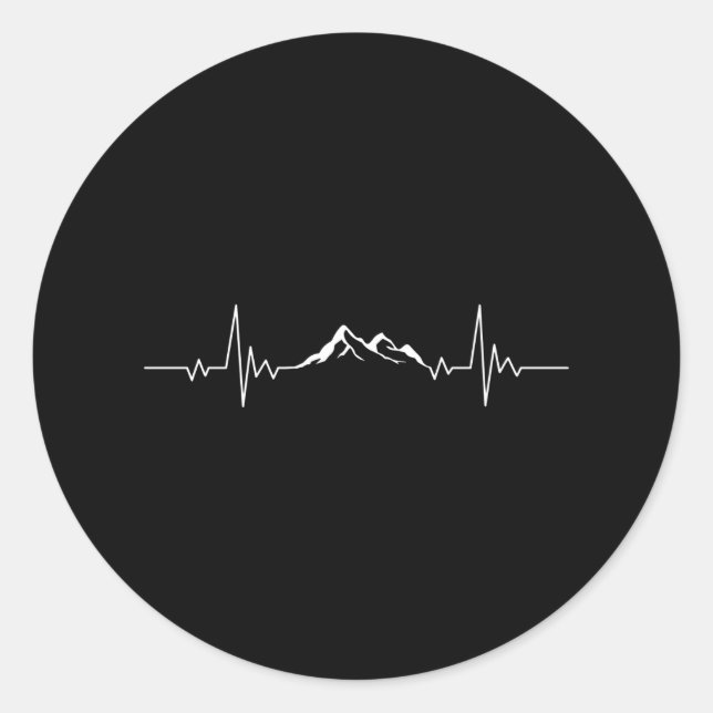 Adesivo Hikers de Caminhoneiro Engraçado da MONTANHA (Frente)