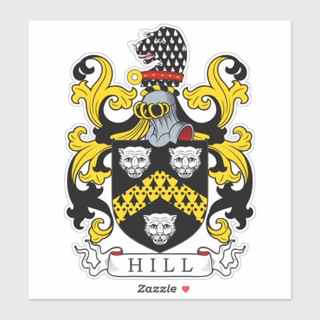 Adesivo Hill Family Crest (Folha)