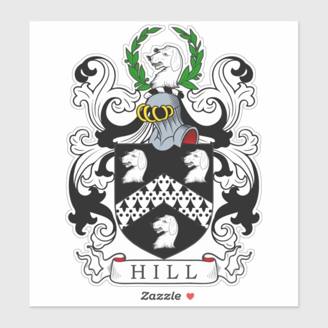 Adesivo Hill Family Crest (Folha)