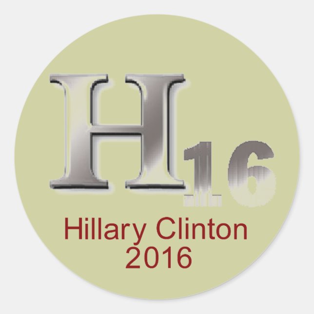 Adesivo Hillary 2016 Sticker (Frente)