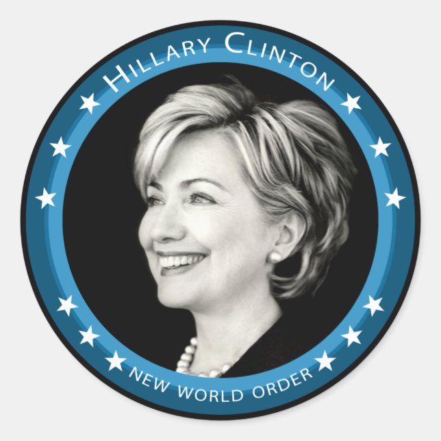 Adesivo hillary clinton 08. picturesque. (Frente)