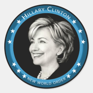 Adesivo Hillary Clinton 08. pitoresco.