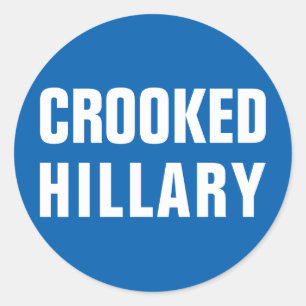 Adesivo Hillary Clinton curvada