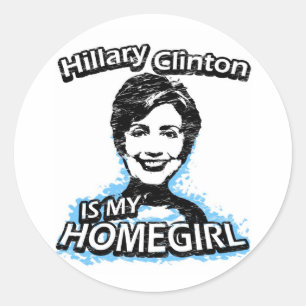 Adesivo Hillary Clinton é meu homegirl