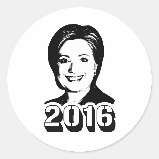Adesivo HILLARY CLINTON EM 2016.png (Frente)