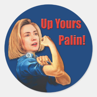Adesivo Hillary Clinton, Rosie the Riveter, em cima do seu