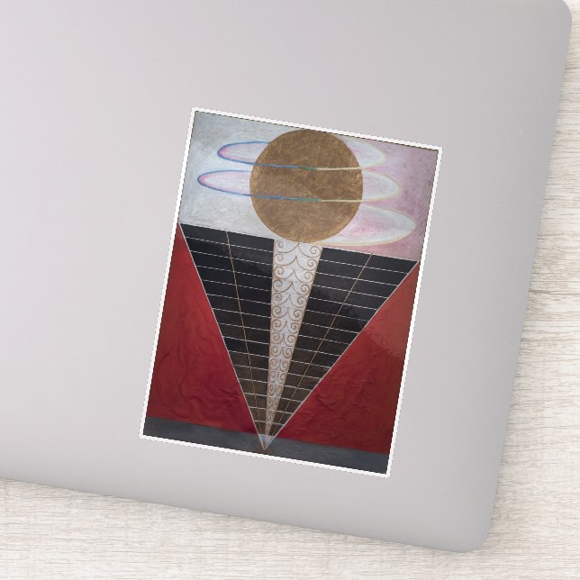 Adesivo Hilma Af Klint, Altarpart No.2, Abstrato Art (Detalhe)