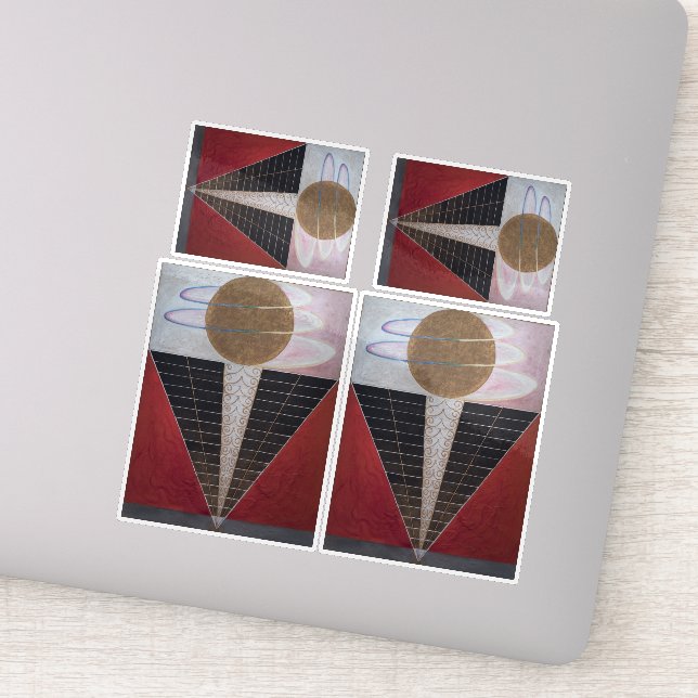 Adesivo Hilma Af Klint, Altarpart No.2, Abstrato Art (Detalhe)