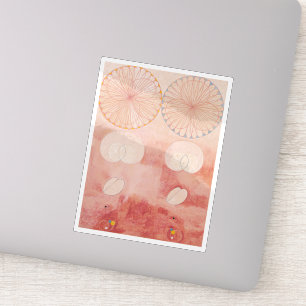 Adesivo Hilma Af Klint, O Dez Maior No9, Abstrato Art