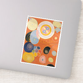 Adesivo Hilma Af Klint, Os Dez Maiores No3, Abstrato Art