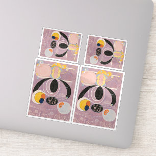 Adesivo Hilma Af Klint, Os Dez Maiores No6, Abstrato Art