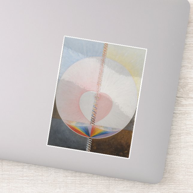 Adesivo Hilma Af Klint, The Dove No.25, Abstrato Art (Detalhe)