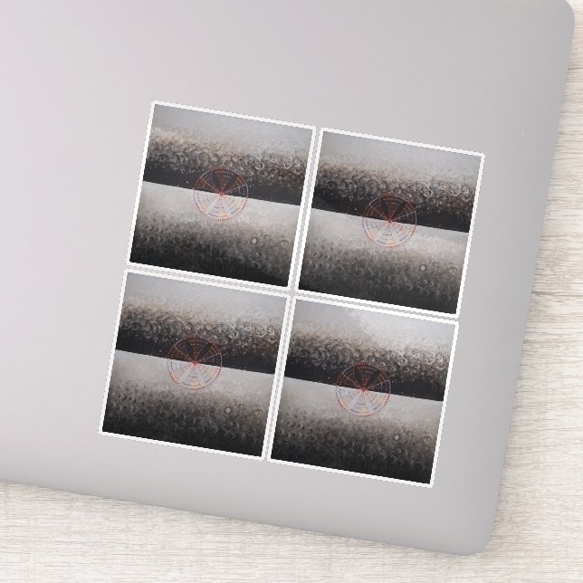 Adesivo Hilma Af Klint, The Swan No.10, Abstrato Art (Detalhe)