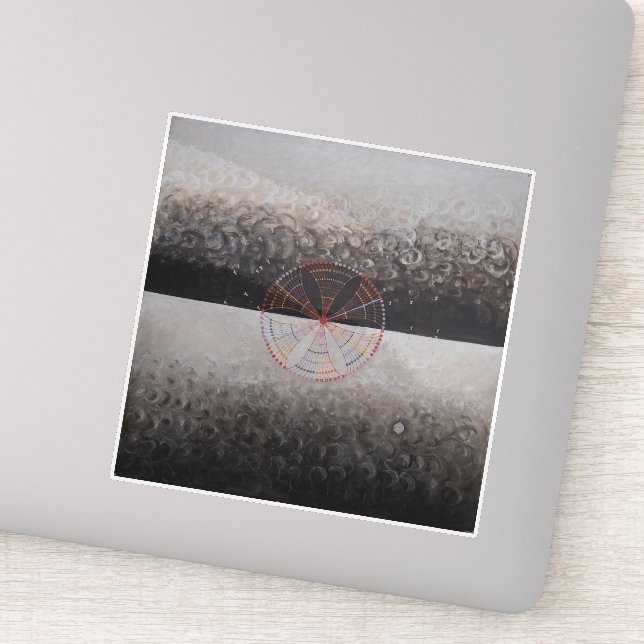 Adesivo Hilma Af Klint, The Swan No.10, Abstrato Art (Detalhe)