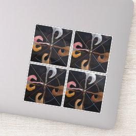 Adesivo Hilma Af Klint, The Swan No.7, Abstrato Art